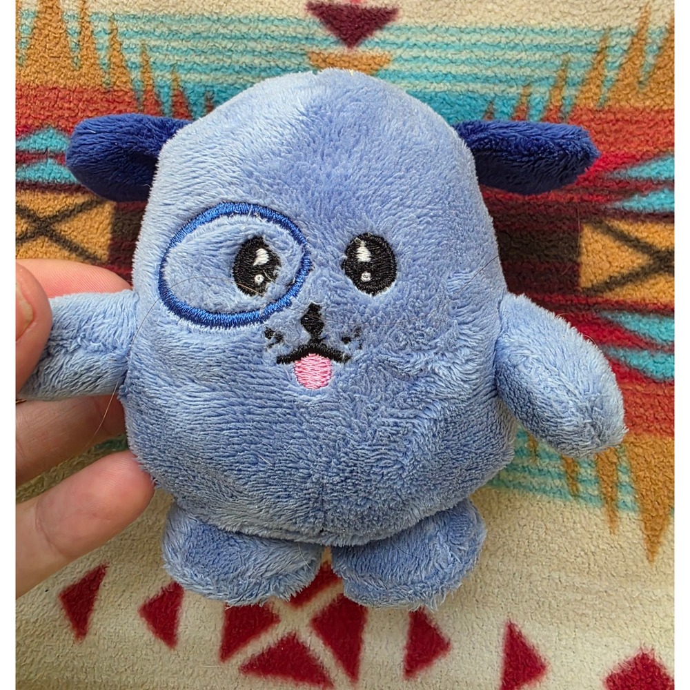 Neopets Blue Warf Plush Stuffed Animal Petpet Embroidered Small Toy Puppy